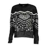 Desigual Black Acrylic Women Sweater with Metallic Fiber