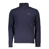 Napapijri Blue Tessuto Men Sweater