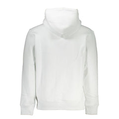 Calvin Klein White Cotton Men's Sweater with Hood