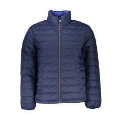 La Martina Blaue Polyamid-Herrenjacke