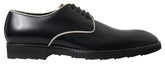 Dolce & Gabbana – Formelle Abendschuhe aus schwarzem und weißem Leder