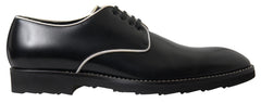 Dolce & Gabbana – Formelle Abendschuhe aus schwarzem und weißem Leder