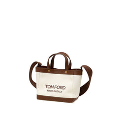 Tom Ford Beige Baumwoll-Einkaufstasche