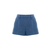 Gucci Blue Wool Shorts