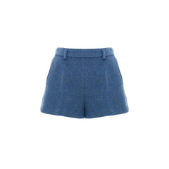 Gucci Blue Wool Shorts