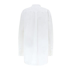 Gucci White Cotton Blouse