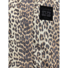 Ganni Multicolor Nylon Rain Coat