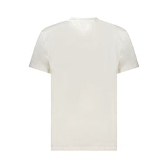 Tommy Hilfiger White Cotton Men T-Shirt