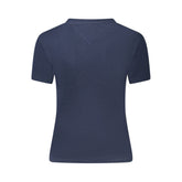 Tommy Hilfiger Blue Cotton Women T-Shirt