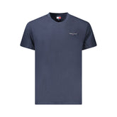 Tommy Hilfiger Blue Cotton Men T-Shirt