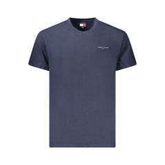 Tommy Hilfiger Blue Cotton Men T-Shirt