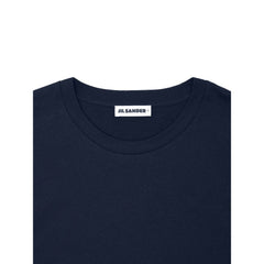 Jil Sander Blue Cotton T-Shirt