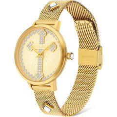Police Gold Stainless Steel Dress Watch