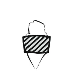 Off-White schwarze Baumwoll-Gesichtsmaske