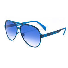 Italia Independent Blaue Metallsonnenbrille