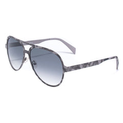 Italia Independent Sonnenbrille aus grauem Metall