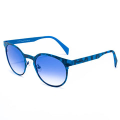Italia Independent Blaue Sonnenbrille aus Metall