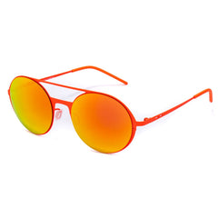 Italia Independent orangefarbene Sonnenbrille aus Metall