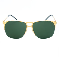 Italia Independent Gold Metallsonnenbrille