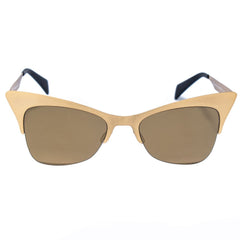 Italia Independent Gold Metallsonnenbrille