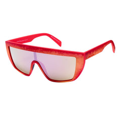 Italia Independent Red Acetate Sunglasses
