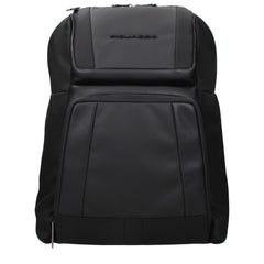 Piquadro Black Nylon Backpack