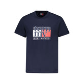 Tommy Hilfiger Blue Cotton Men T-Shirt