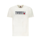 Tommy Hilfiger White Cotton Men T-Shirt