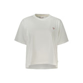 Guess Jeans White Cotton Women T-Shirt