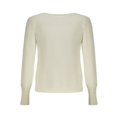 Guess Jeans Bianco Viskose Damen Strickjacke