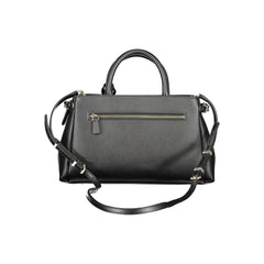 Guess Jeans Nero Polyurethan Damenhandtasche