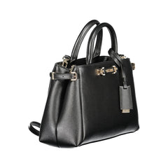 Guess Jeans Nero Polyurethan Damenhandtasche