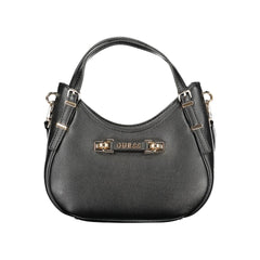 Guess Jeans Nero Polyurethan Damenhandtasche