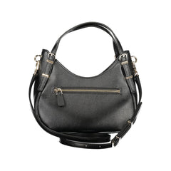 Guess Jeans Nero Polyurethan Damenhandtasche