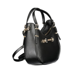 Guess Jeans Nero Polyurethan Damenhandtasche