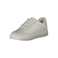 Calvin Klein White Polyurethane Men Sneaker