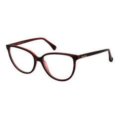 Max Mara Burgundfarbene Acetat-Brille (Gestell)