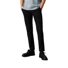 Calvin Klein Jeans Schwarze Chino-Hose aus recycelter Baumwolle