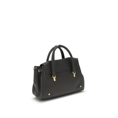 Thom Browne Gray Calf Leather Bos Taurus Handbag