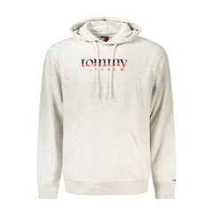 Tommy Hilfiger Grauer Baumwoll-Herren-Kapuzenpullover