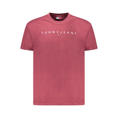 Tommy Hilfiger Red Cotton Men T-Shirt