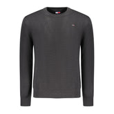 Tommy Hilfiger Black Cotton Men Sweater