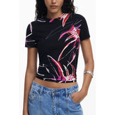 Desigual Black Viscose Women Top