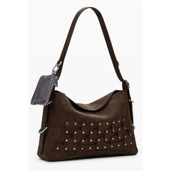 Desigual Marrone Polyurethan Damenhandtasche