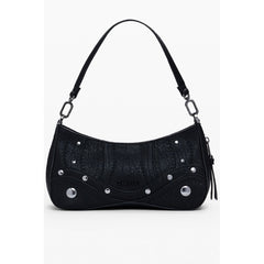 Desigual Damenhandtasche aus schwarzem Polyurethan