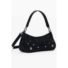 Desigual Damenhandtasche aus schwarzem Polyurethan