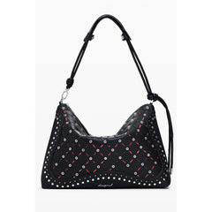 Desigual Schwarze Mini-Damentasche aus Polyurethan