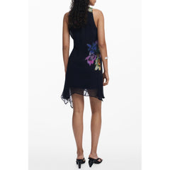 Desigual Black Polyester Women Dress