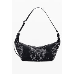 Desigual Nero Polyurethan Damenhandtasche