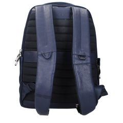 Piquadro Blue Leather Backpack
